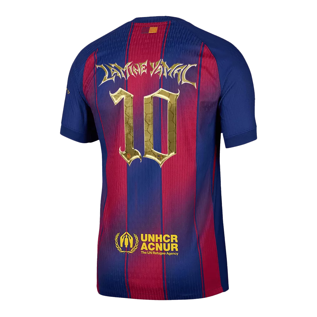 LAMINE YAMAL #10 Barcelona Home Authentic Jersey 2025/26 Kopa Trophy Edition - Image 3