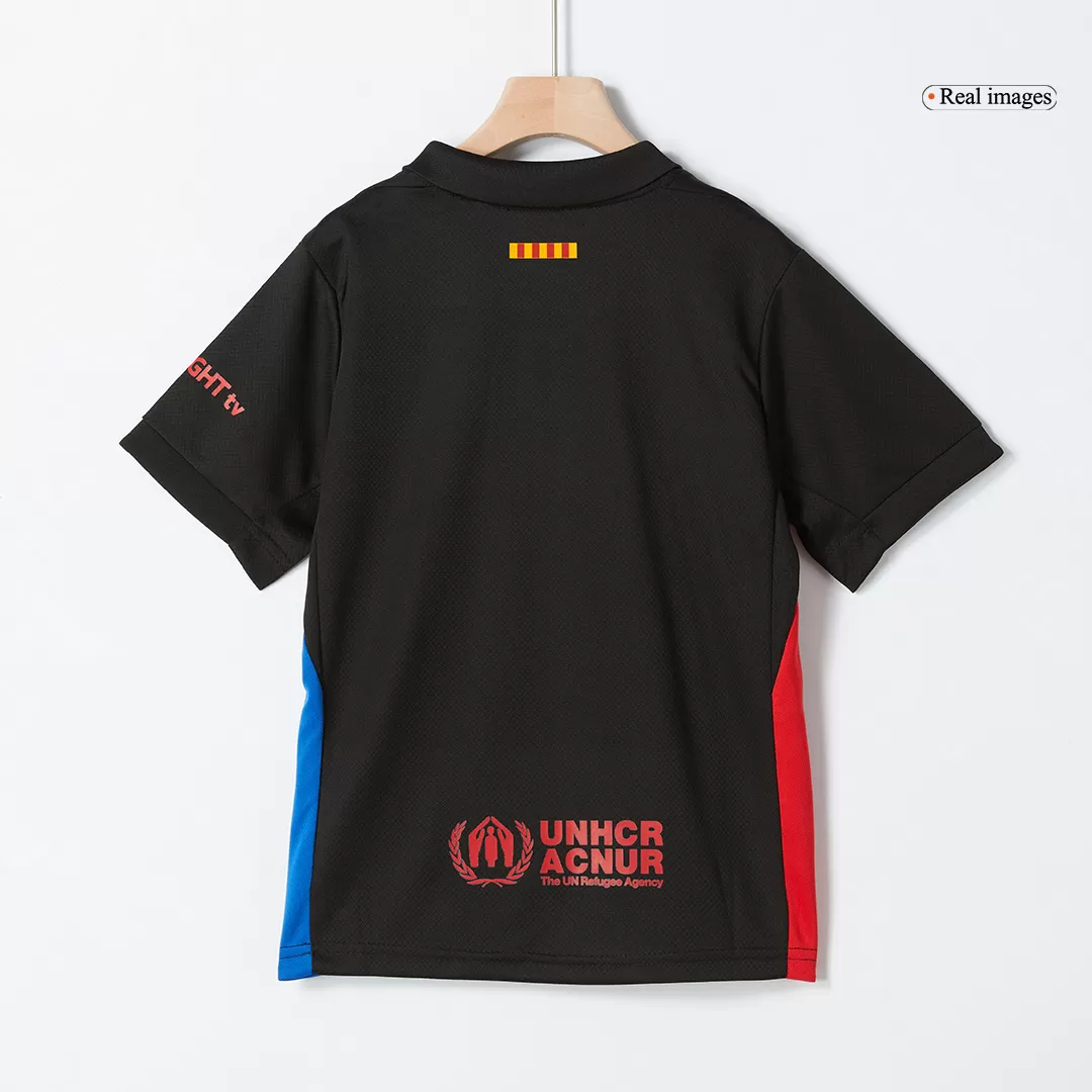 Barcelona Away Kids Soccer Jerseys Kit - Image 6