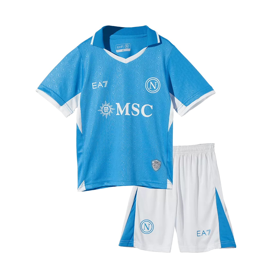 Napoli Home Kids Soccer Jerseys Kit - Image 3