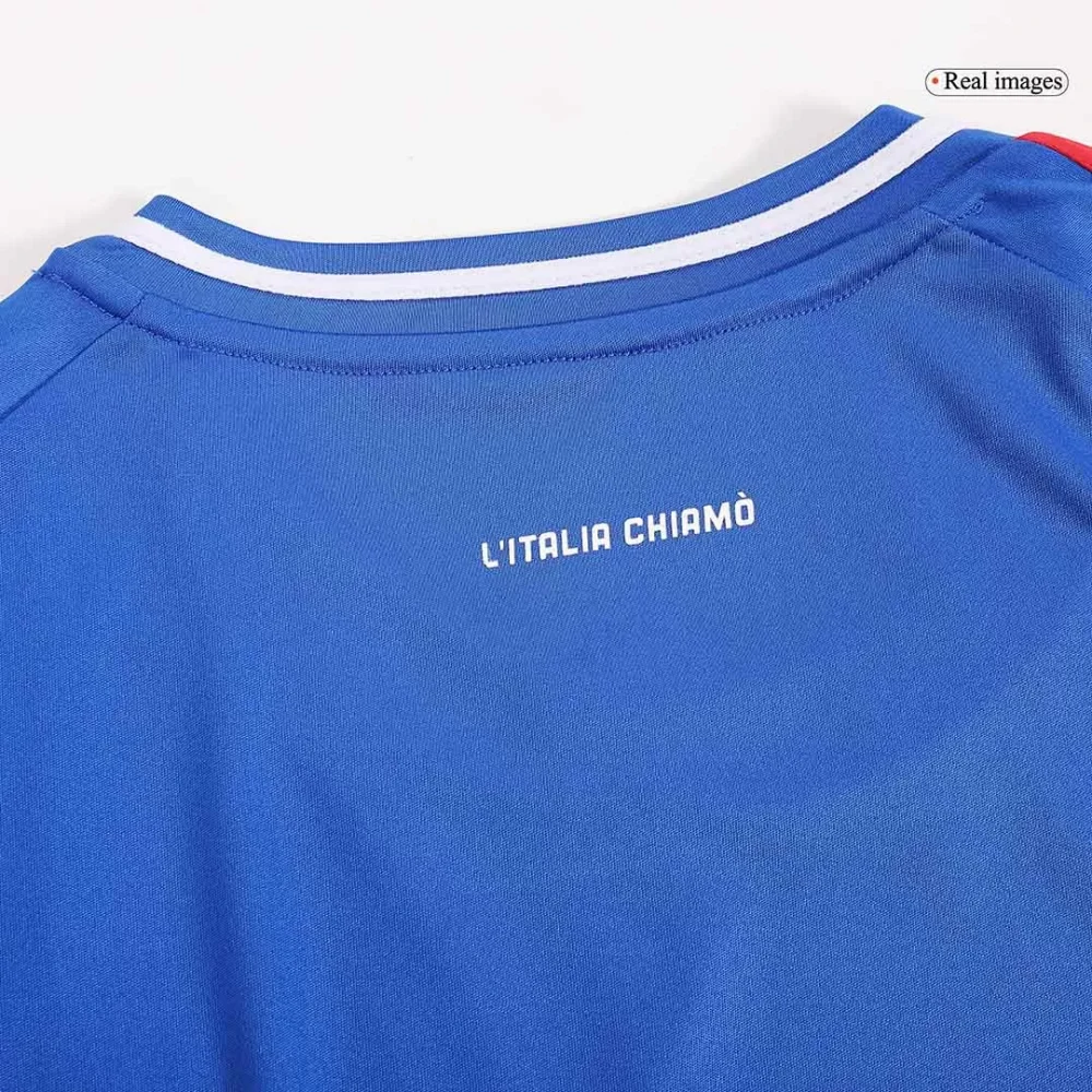 BARELLA #18 Italy Home Soccer Jersey EURO - Image 7