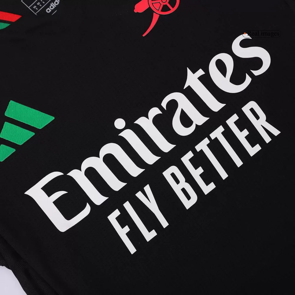 SAKA #7 Arsenal Away Authentic Soccer Jersey - Image 5