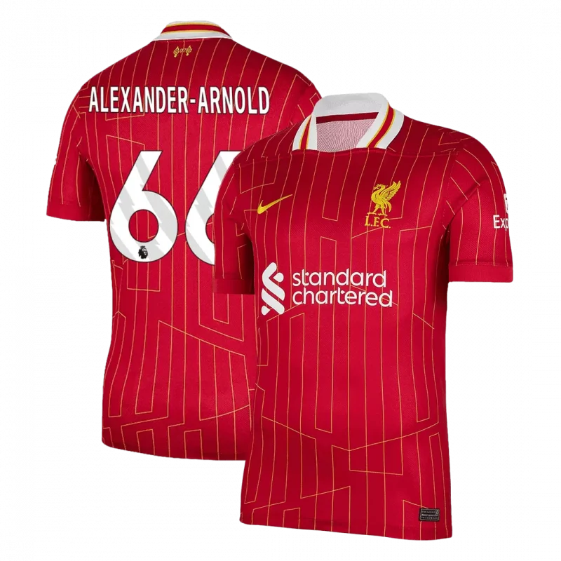 ALEXANDER-ARNOLD #66 Liverpool Home Soccer Jersey