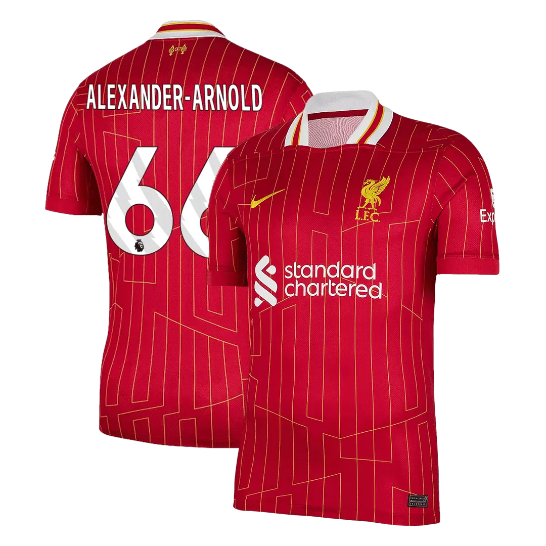 ALEXANDER-ARNOLD #66 Liverpool Home Soccer Jersey