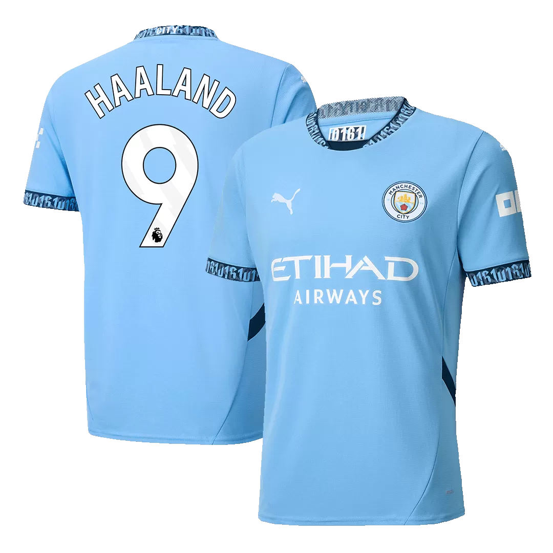 HAALAND #9 Manchester City Home Soccer Jersey
