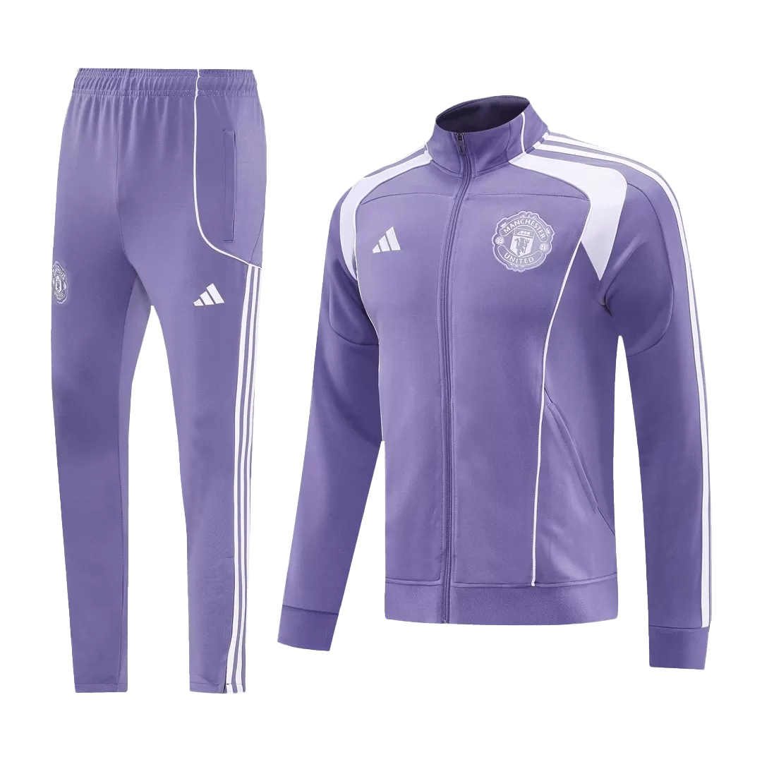 Manchester United Jacket Tracksuit 2025/26 Purple - Image 2