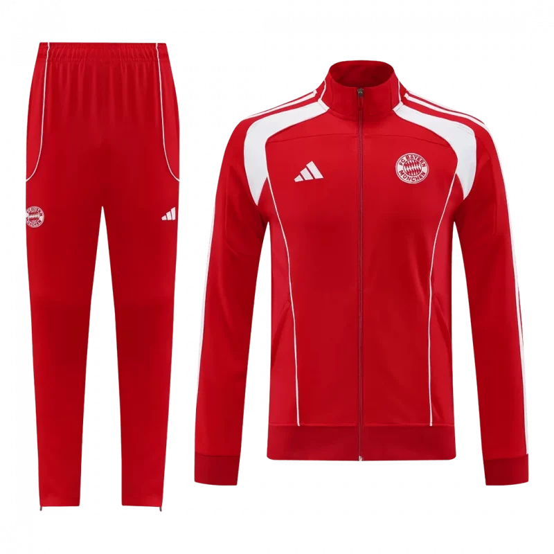 Bayern Munich Jacket Tracksuit 2025/26 Red