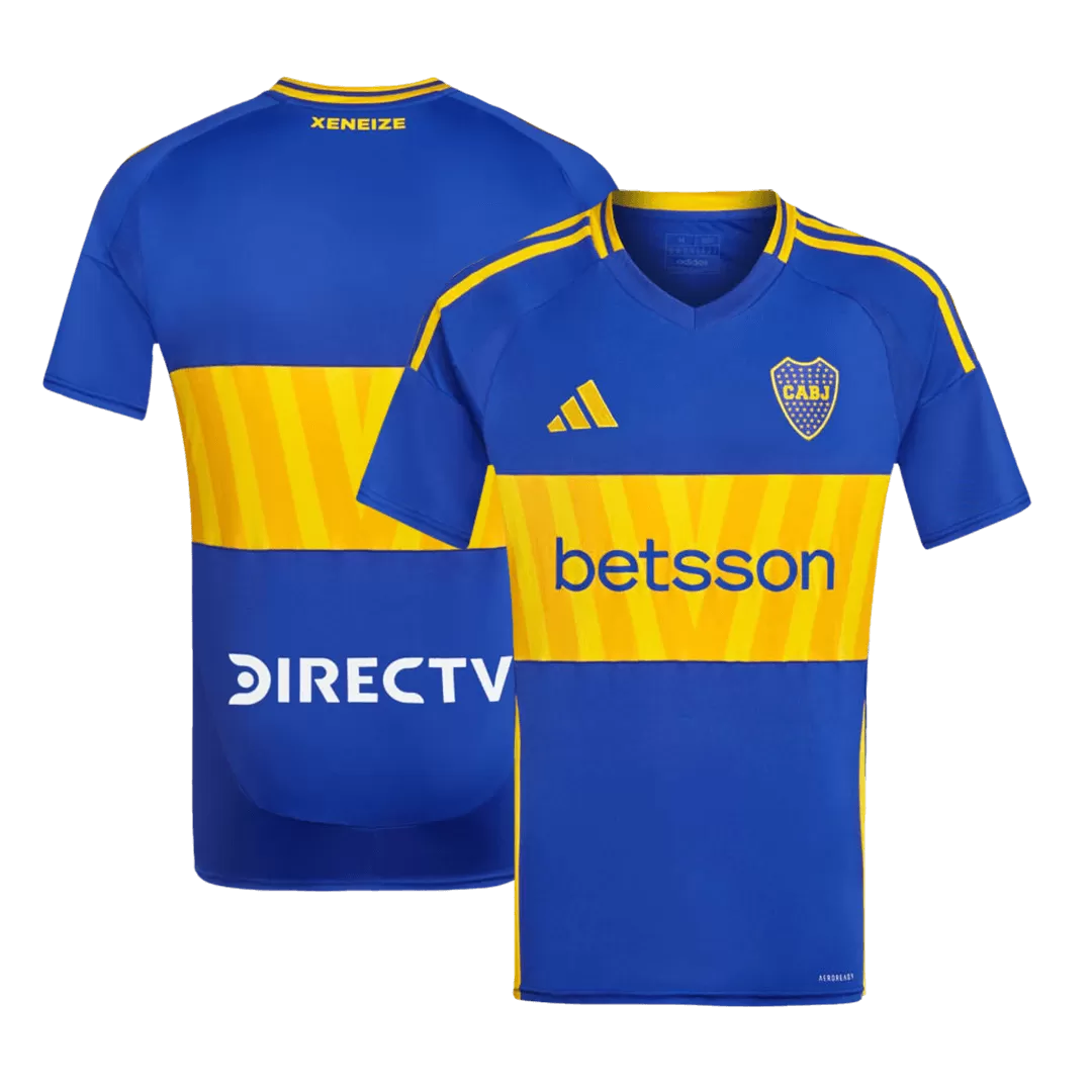 Boca Juniors Home Soccer Jersey - Image 3