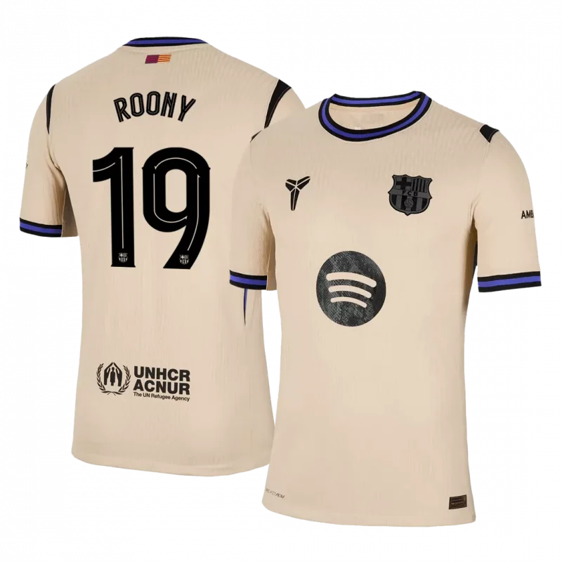 ROONY #19 Barcelona Away Player Version Jersey 2025/26 - UCL