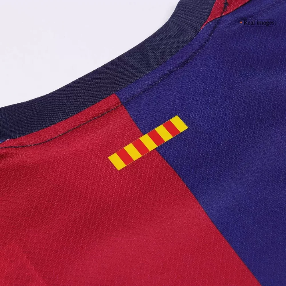 Barcelona Home Kids Soccer Jerseys Kit Spotify Logo Without Text - Image 6