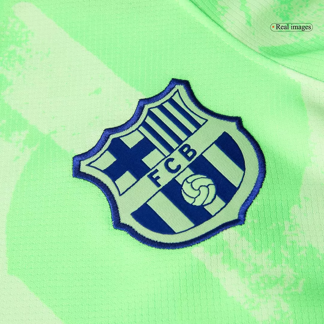 LEWANDOWSKI #9 Barcelona Third Away Soccer Jersey - UCL(Spotify Logo Without Text) - Image 3