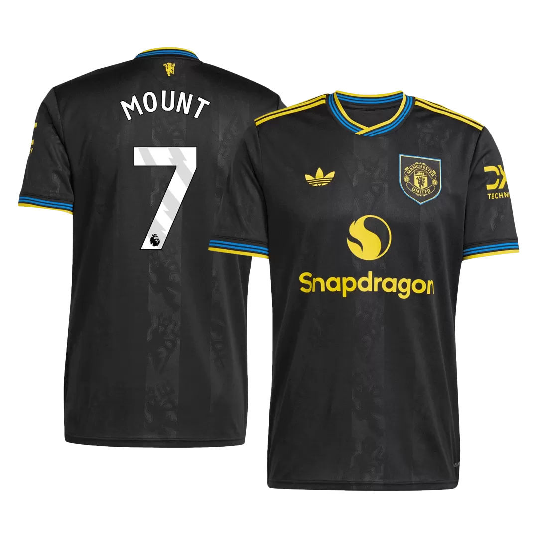 MOUNT #7 Manchester United Third Away Soccer Jersey 2025/26
