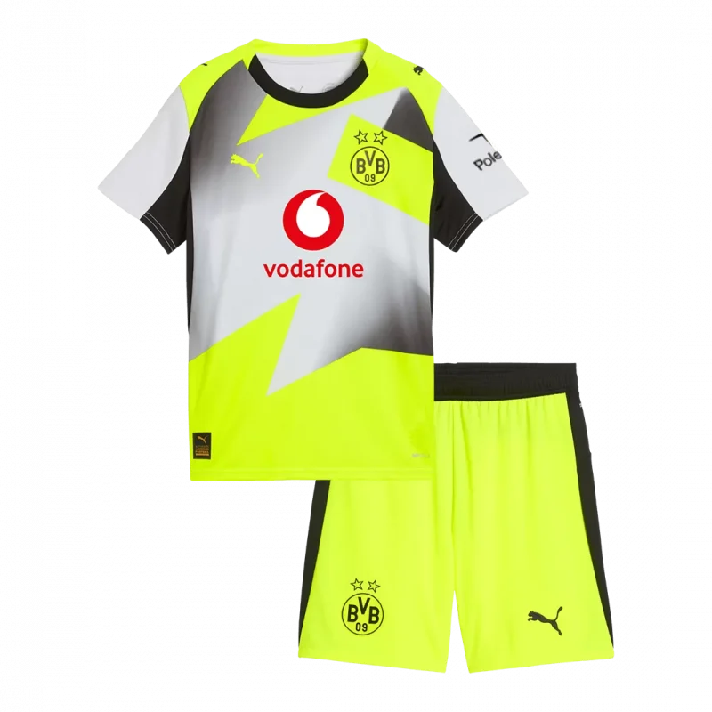 Borussia Dortmund Away Soccer Jersey 2025/26 Kids