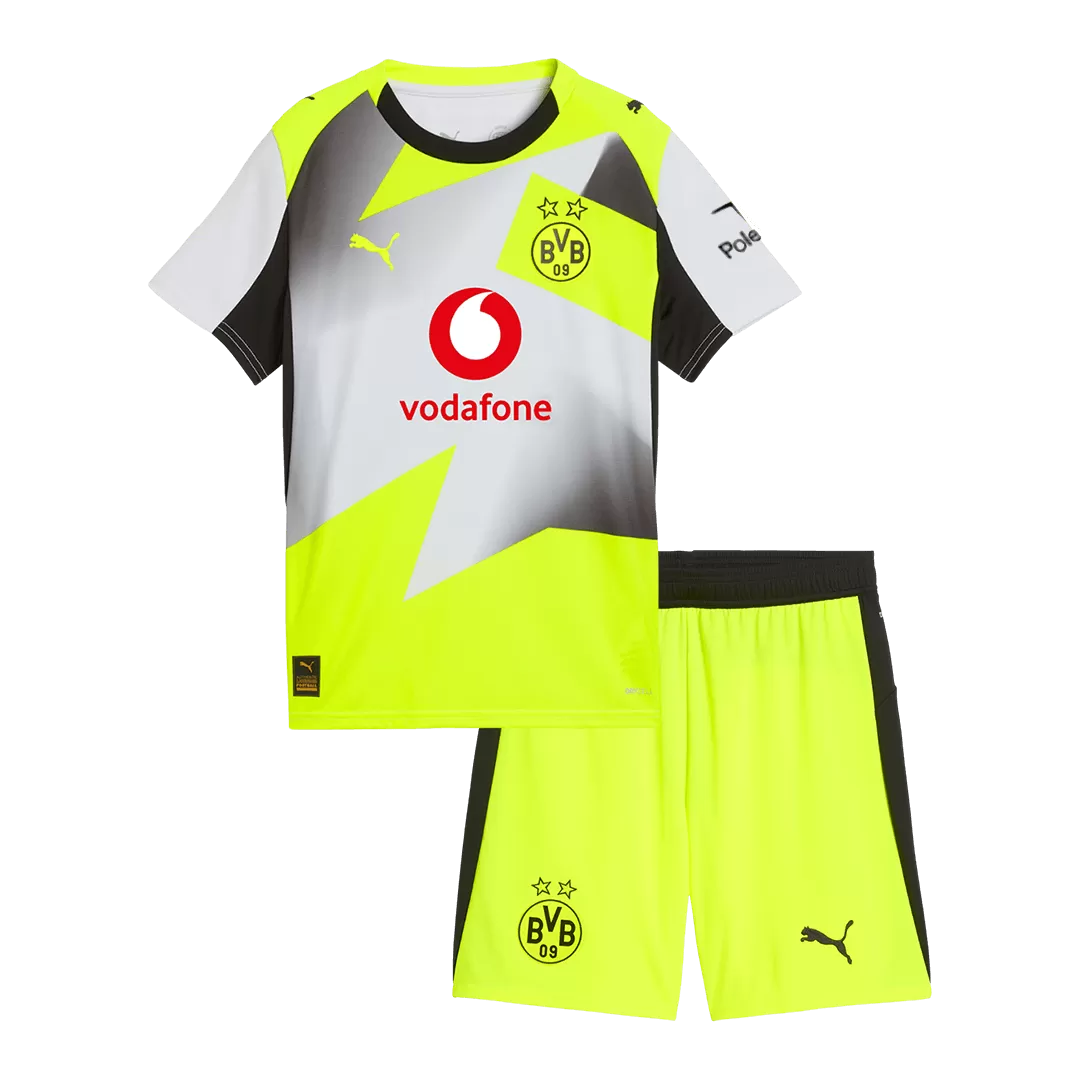 Borussia Dortmund Away Soccer Jersey 2025/26 Kids