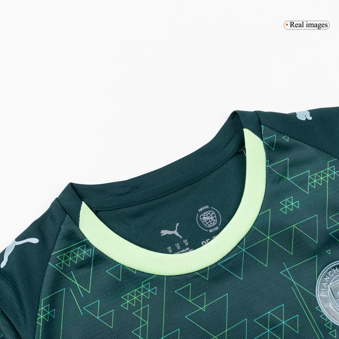 Manchester City Fourth Away Kids Soccer Jerseys Kit 2025/26 - Image 2