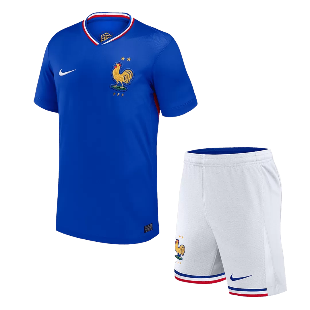 France Home Kids Soccer Jerseys Kit EURO