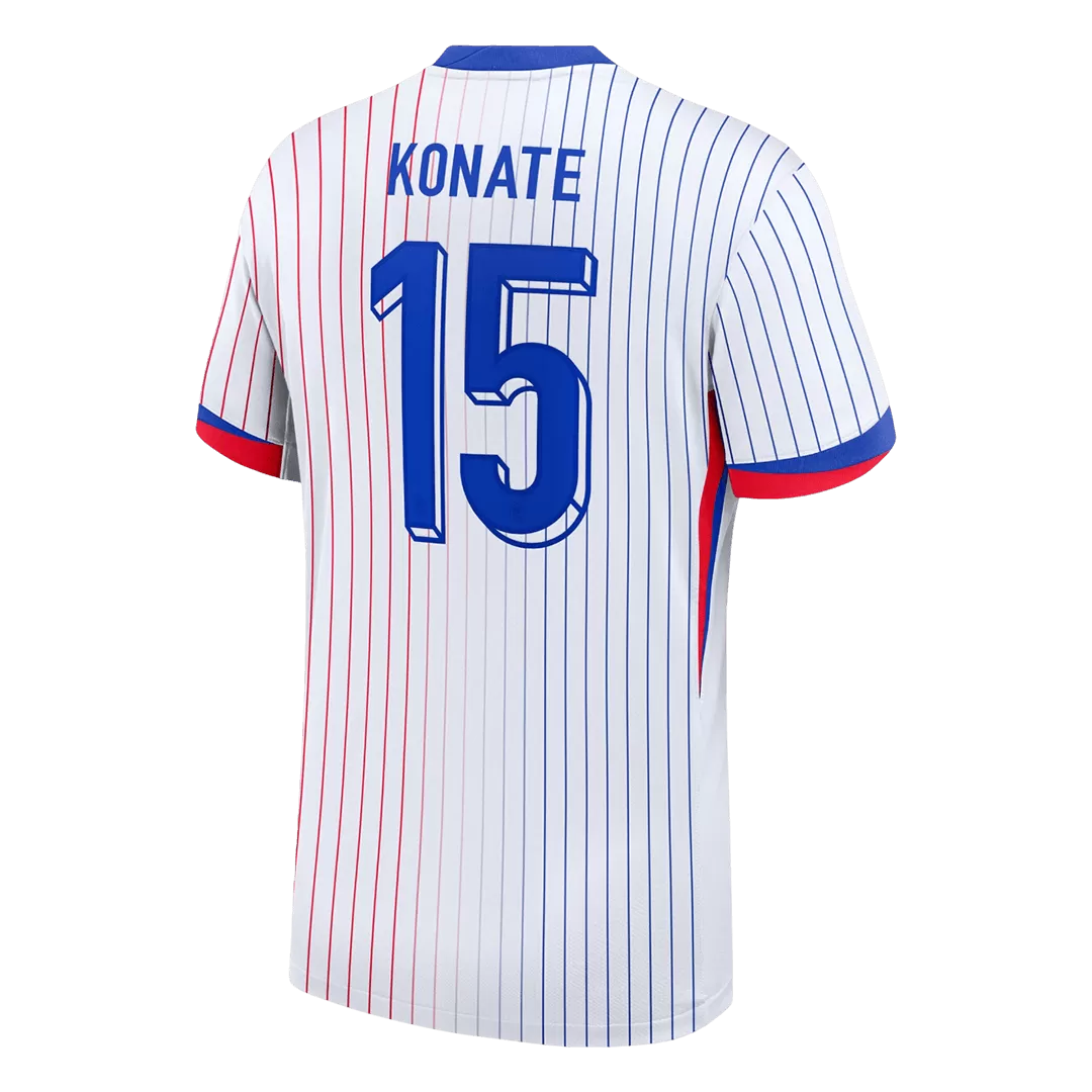 KONATE #15 France Away Soccer Jersey - Image 3