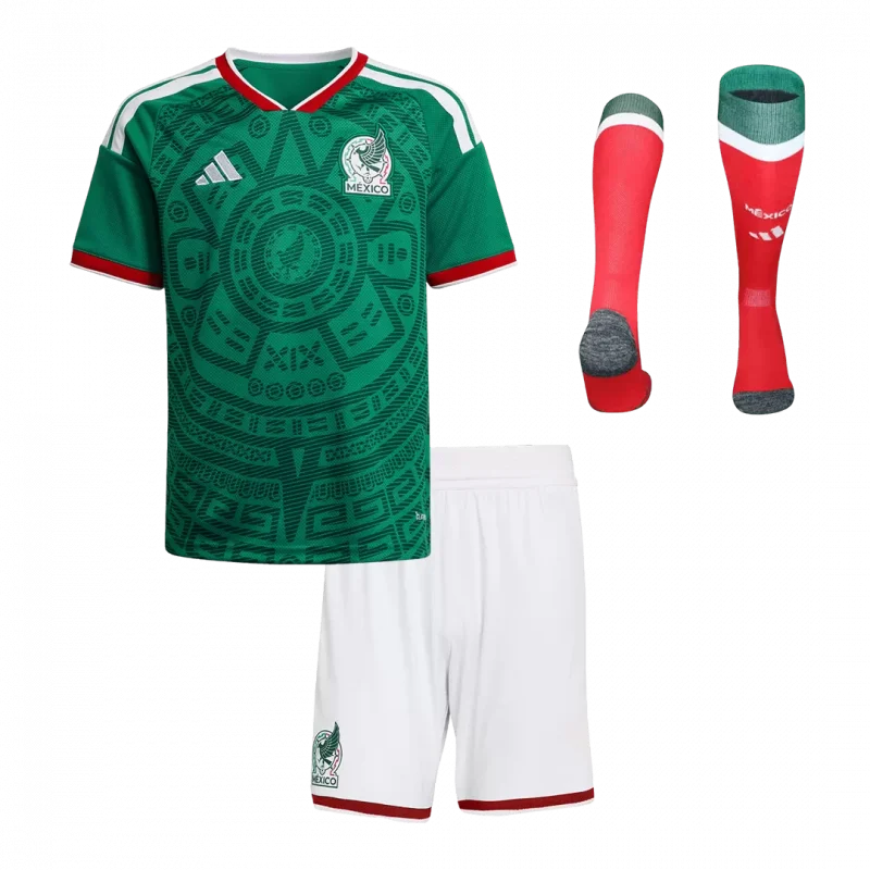 Mexico Home Kids Soccer Jerseys Full Kit 2025/26