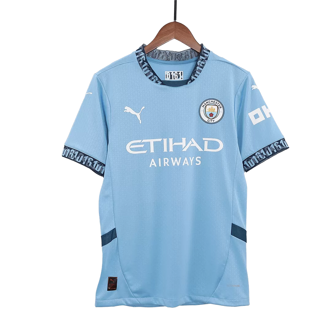 HAALAND #9 Manchester City Home Authentic Soccer Jersey - UCL - Image 5