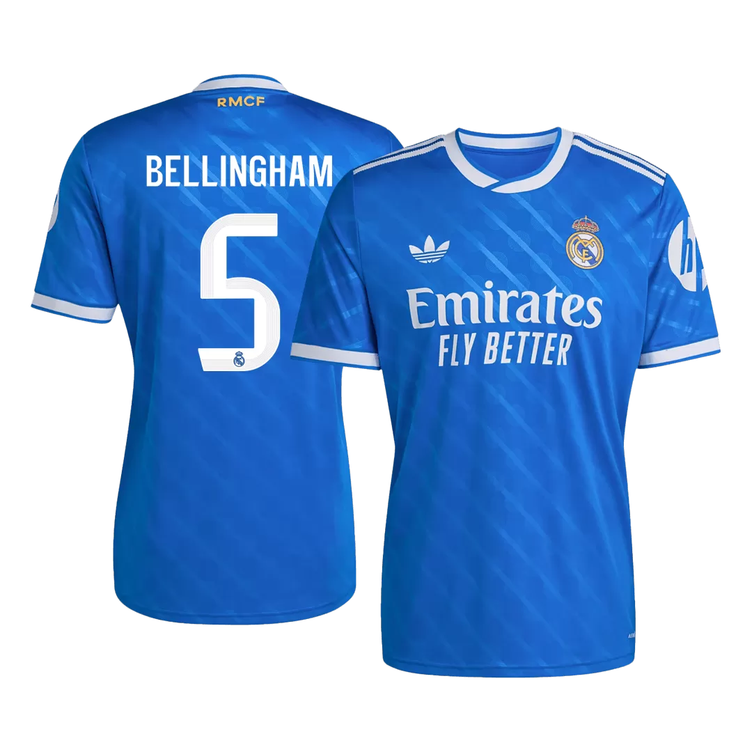 BELLINGHAM #5 Real Madrid Third Away Soccer Jersey 2025/26