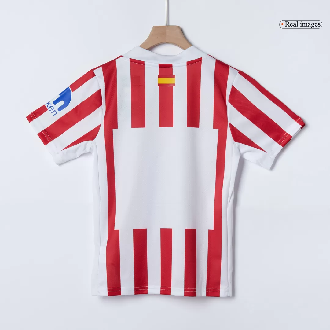 Atletico Madrid Home Kids Soccer Jerseys Full Kit 2025/26 - Image 4
