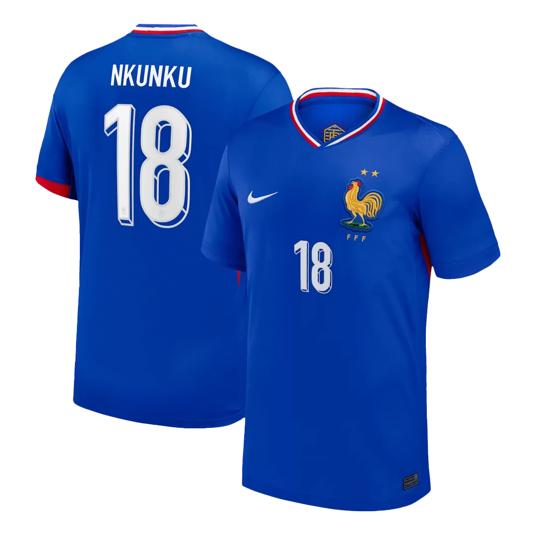 NKUNKU #18 France Home Soccer Jersey