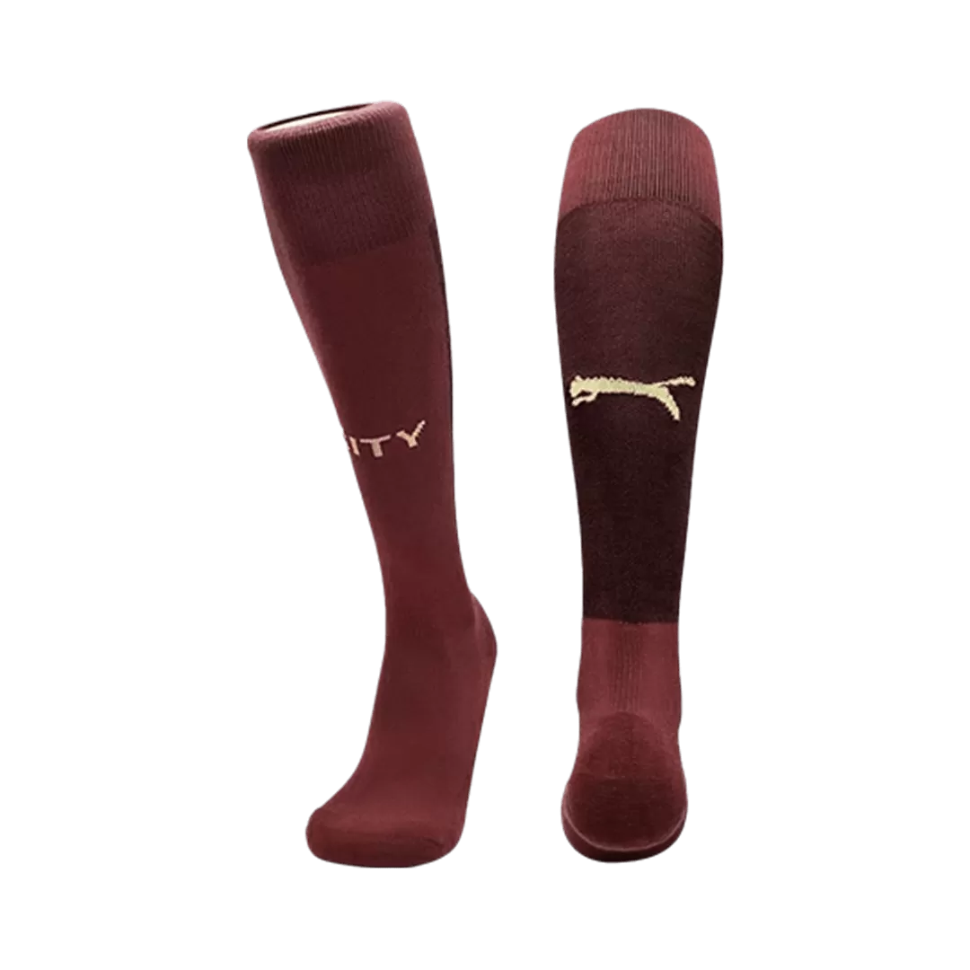 Manchester City Third Away Soccer Socks Kids