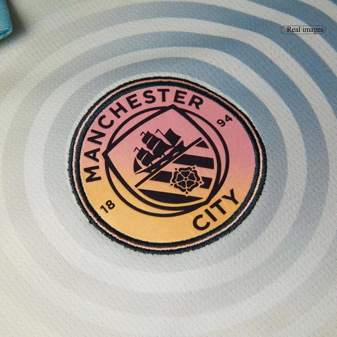 HAALAND #9 Manchester City Fourth Away Soccer Jersey - Definitely City - Image 3