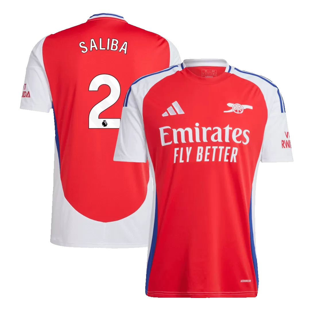SALIBA #2 Arsenal Home Soccer Jersey