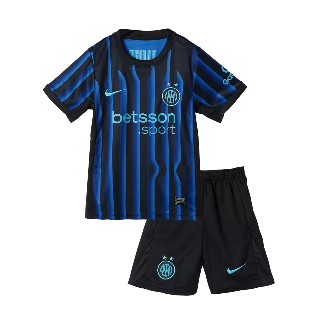 Inter Milan Home Kids Soccer Jerseys Kit 2025/26 - Image 3