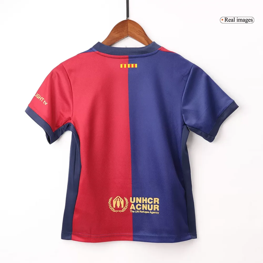 Barcelona Home Kids Soccer Jerseys Kit - Image 4