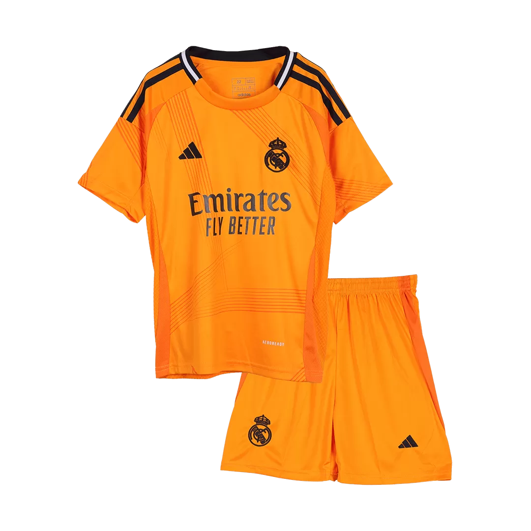 Real Madrid Away Kids Soccer Jerseys Kit - Image 3