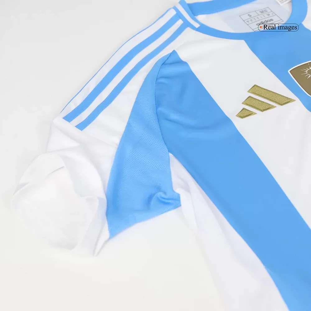 J.ALVAREZ #9 Argentina Home Soccer Jersey - Image 5