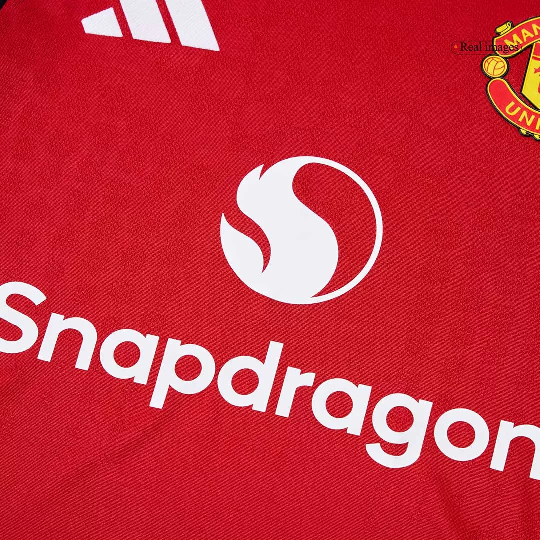 ŠEŠKO #30 Manchester United Home Authentic Soccer Jersey 2025/26 - Image 10