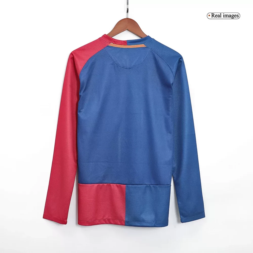 Vintage Soccer Shirts Barcelona Home Long Sleeve 2008/09 - UCL Final - Image 2