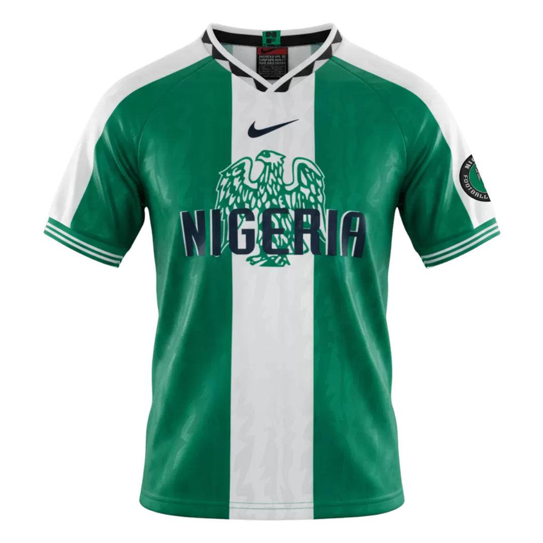 Retro Soccer Jersey Nigeria Home 1996