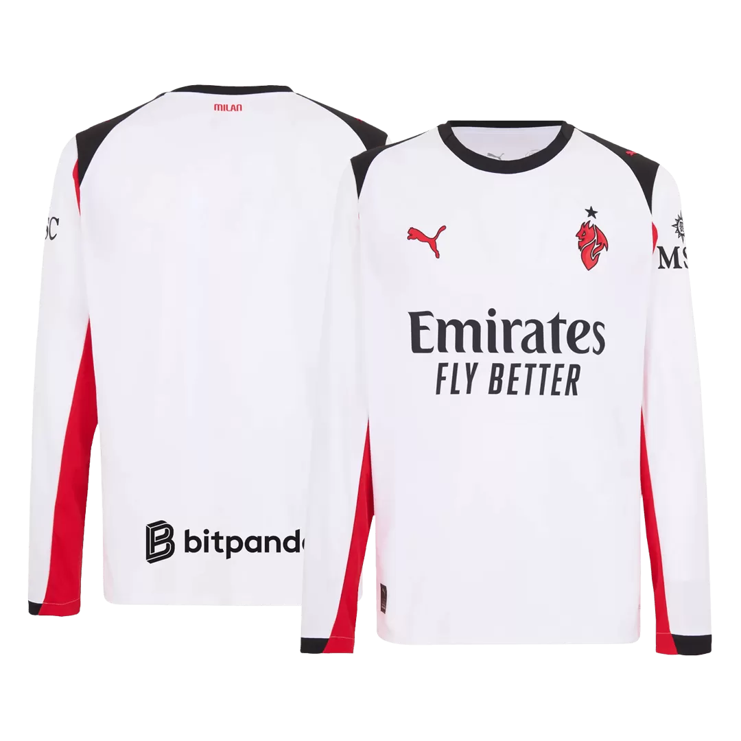AC Milan Away Long Sleeve Jersey 2025/26 - Image 3