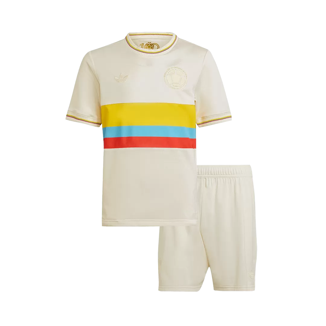 Colombia Kids Soccer Jerseys Kit - 100th Anniversary