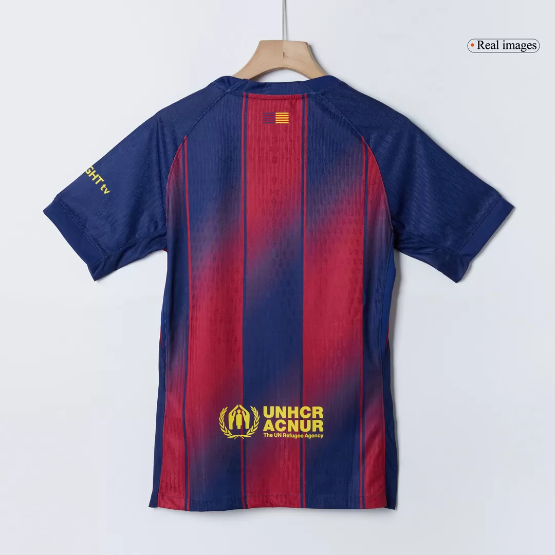 PEDRI #8 Barcelona Home Authentic Soccer Jersey 2025/26 - UCL - Image 6