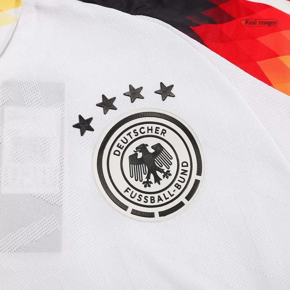 Germany Home Authentic Soccer Jersey EURO - Image 9