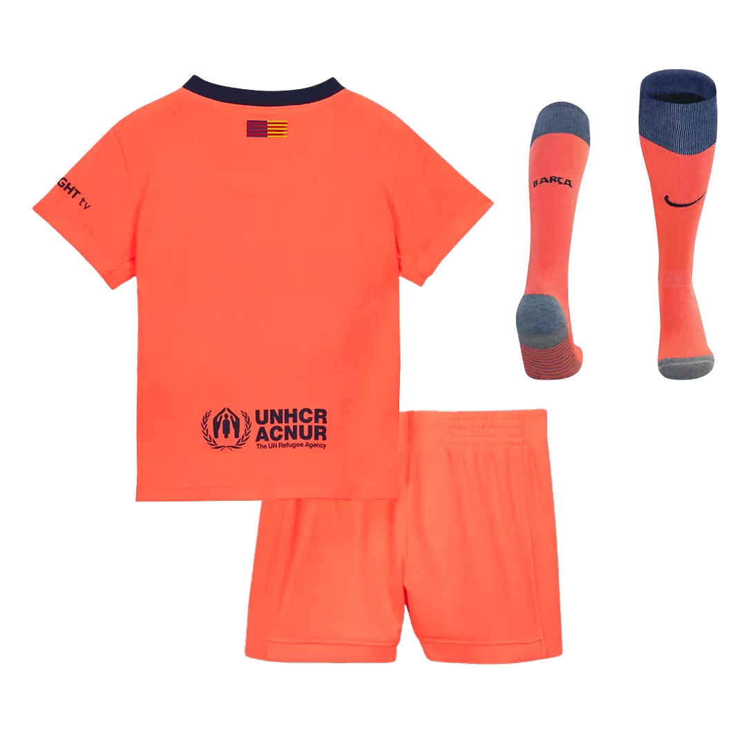 Barcelona Third Away Kids Soccer Jerseys Full Kit 2025/26 - Image 2