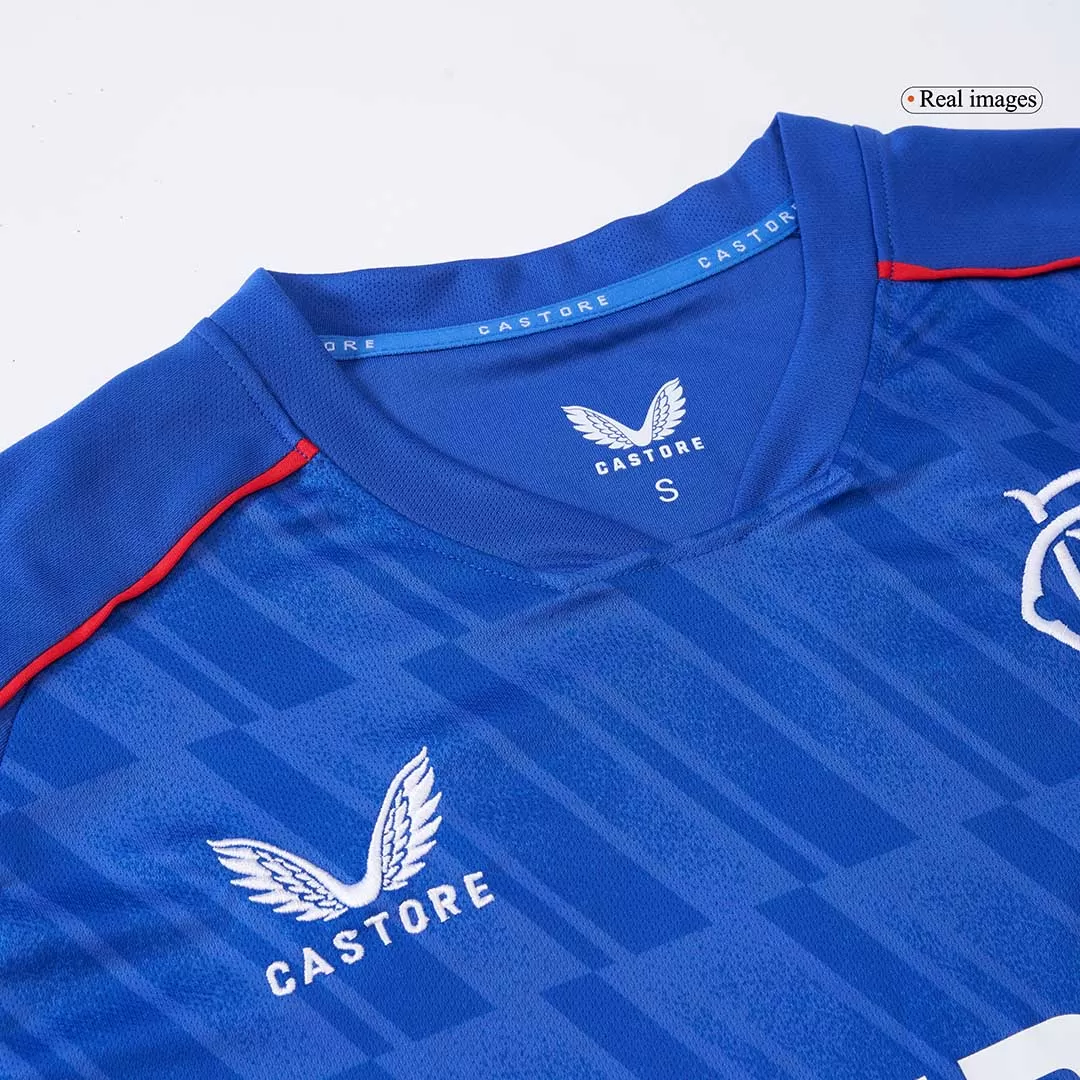 Glasgow Rangers Home Soccer Jersey - Image 7