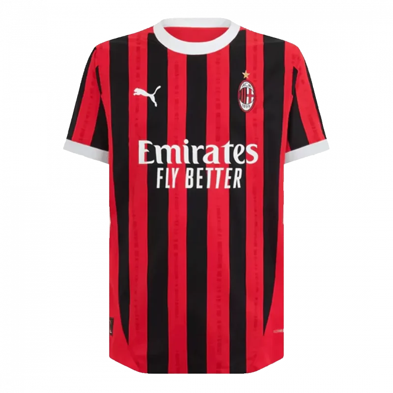 AC Milan Home Authentic Soccer Jersey