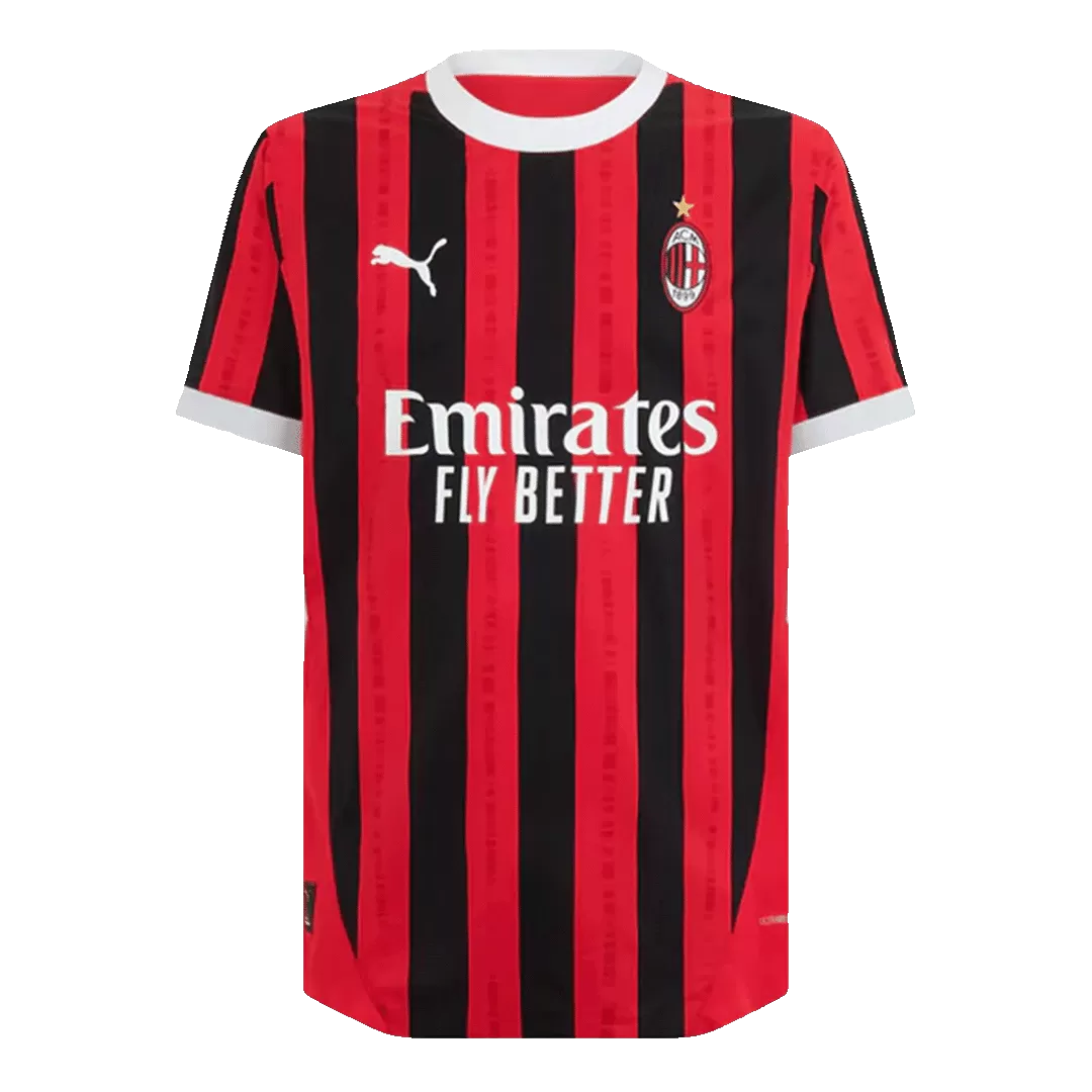 PULISIC #11 AC Milan Home Authentic Soccer Jersey - Image 2