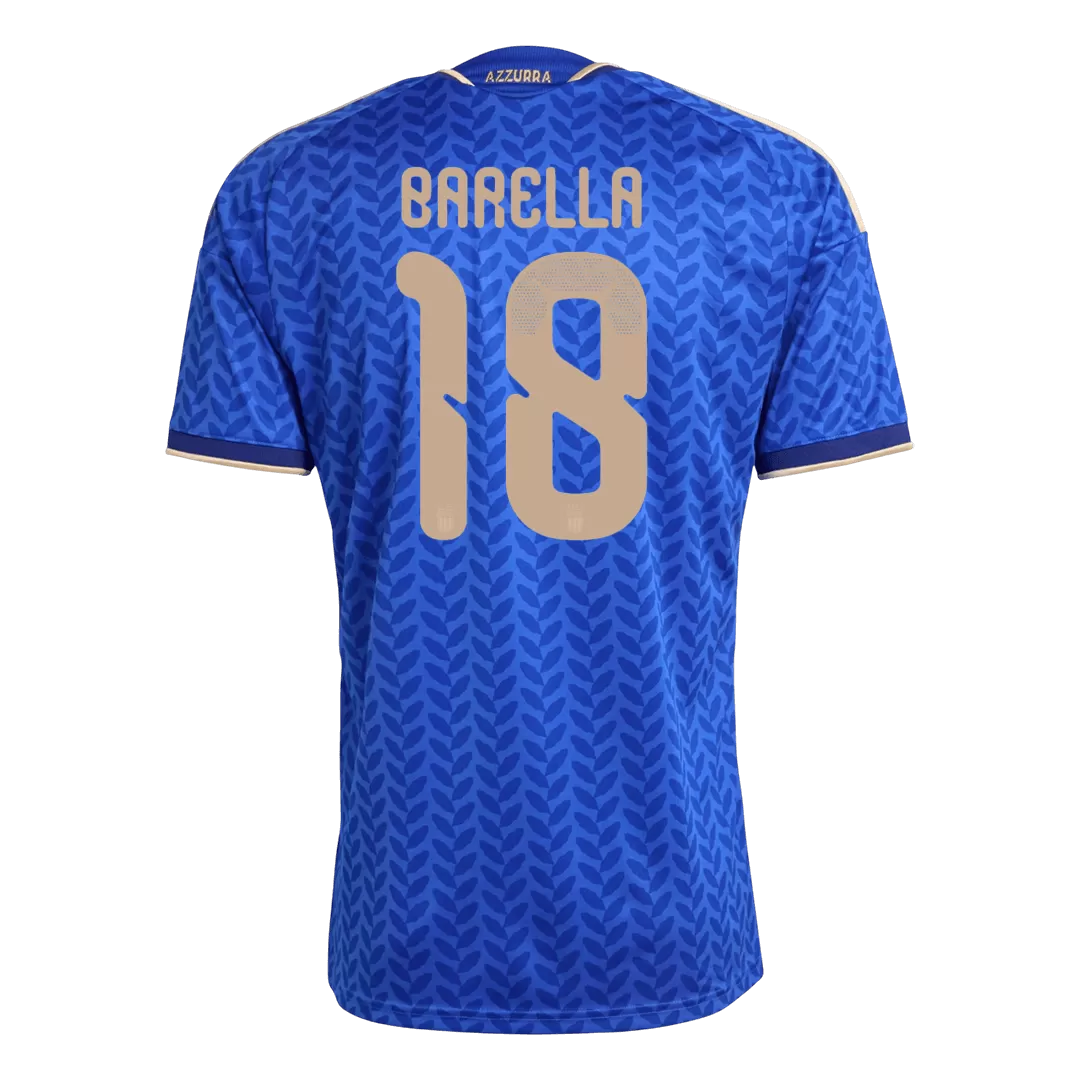 BARELLA #18 Italy Home Soccer Jersey World Cup 2026 - Image 3