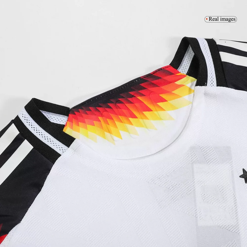 Germany Home Authentic Soccer Jersey EURO - Image 11