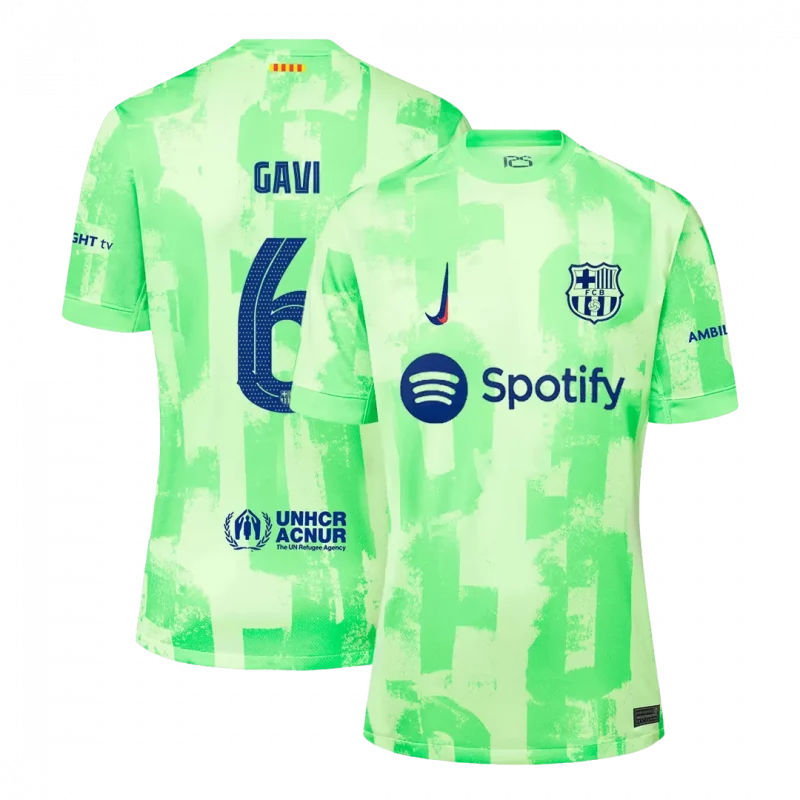 GAVI #6 Barcelona Third Away Soccer Jersey - UCL