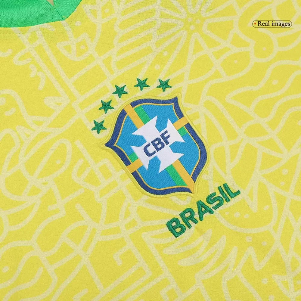 RAPHINHA #11 Brazil Home Soccer Jersey Copa America - Image 3