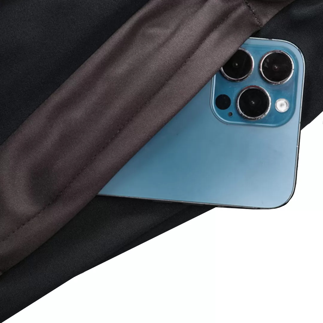 Real Madrid 1/4 Zip Tracksuit Gray - Image 20