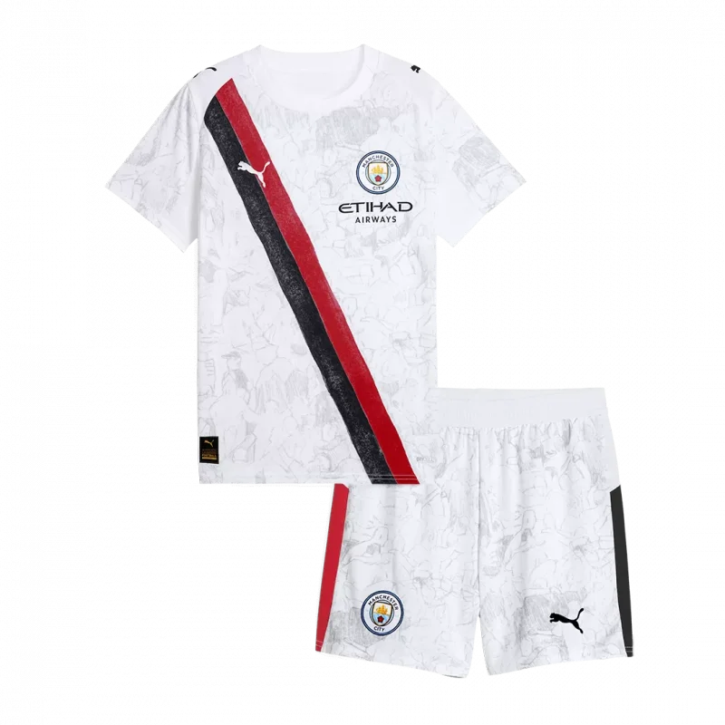 Manchester City KidSuper Kids Soccer Jerseys Kit 2025/26 - Club World Cup