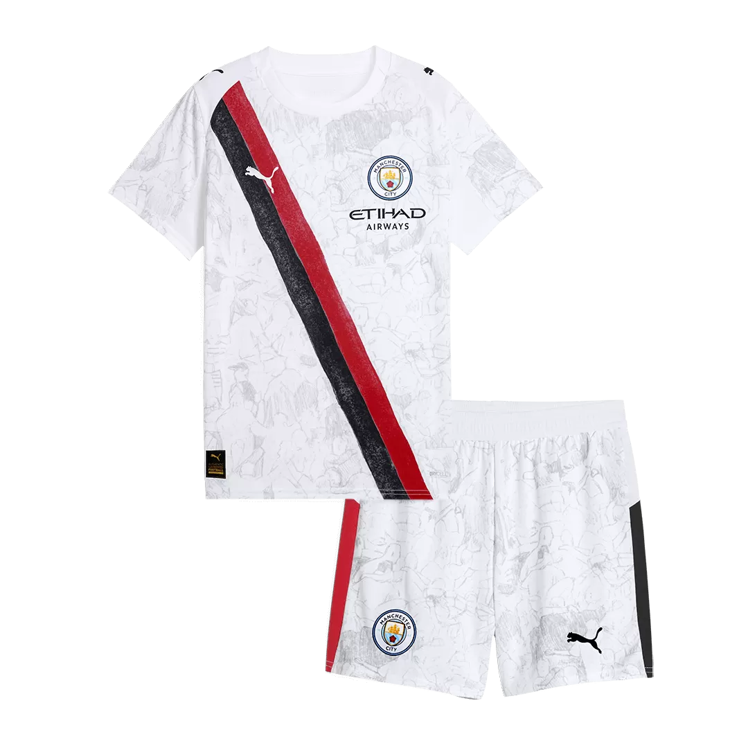 Manchester City KidSuper Kids Soccer Jerseys Kit 2025/26 - Club World Cup